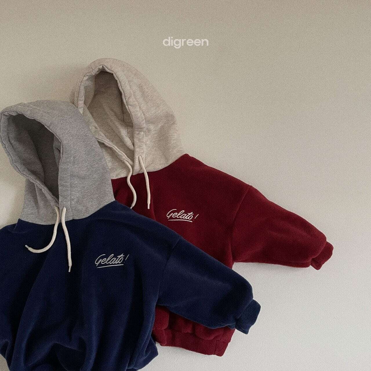 digreen Gelato hooded T-shirt