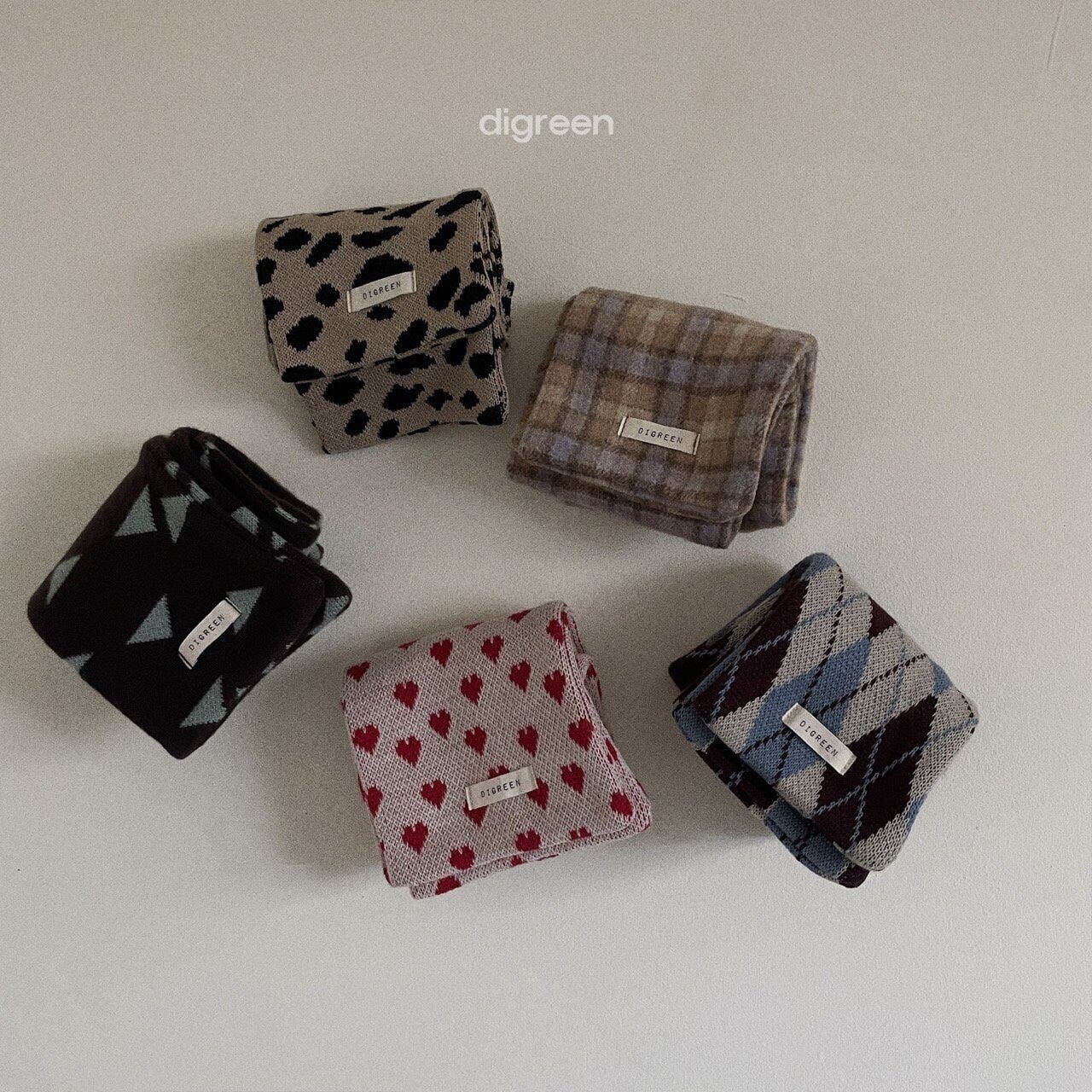 digreen Soft and soft scarf